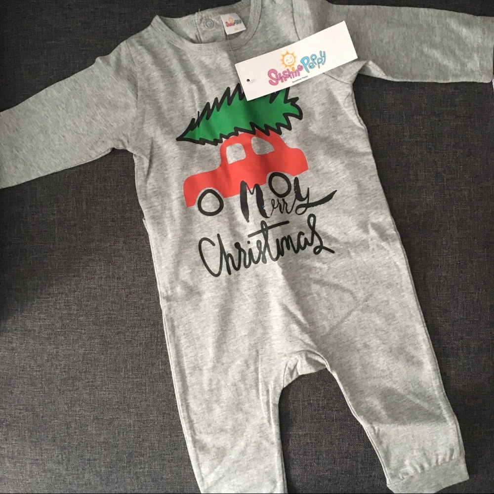 NWT- baby Christmas one piece